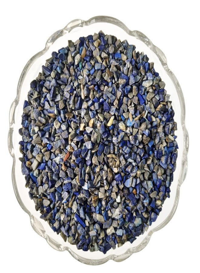 9Dzine Healing Crystal Chips for Vastu Natural Lapis Lazuli Chips Stone 50 Gm Lapis Lazuli Crystal Stone Chips Dust Raw Rough Stone for Reiki Healing Meditation - Image 4